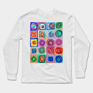 Square Doodles Long Sleeve T-Shirt